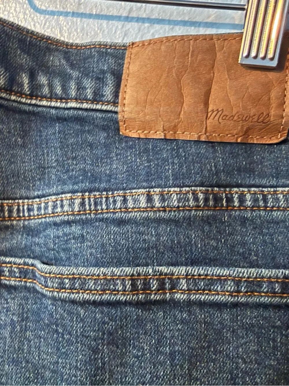 Madewell Men's Skinny Jeans in Washed Black